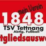 Mitgliedsausweis Vorlage Genial Tsv 1848 Tettnang E V Fussball Infos