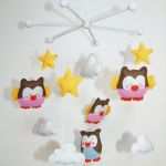 Mobile Selbst Basteln Vorlagen Genial Baby Mobile Selber Machen Eulen Mobile &quot;kulla &amp; Lou