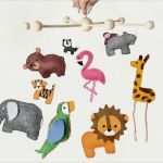 Mobile Selbst Basteln Vorlagen Inspiration E Fare Una Giostrina Per Culla Con Animali In Feltro