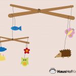 Mobile Selbst Basteln Vorlagen Süß Kinder Mobile Selber Basteln – Home Sweet Home