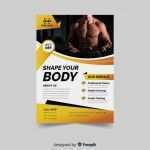 Moderne Flyer Vorlagen Großartig Moderne Fitness Flyer Vorlage