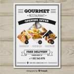 Moderne Flyer Vorlagen Süß Moderne Restaurant Flyer Vorlage