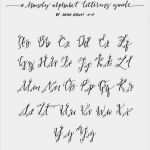 Moderne Kalligraphie Vorlagen Inspiration Mandy Alphabet Modern Calligraphy
