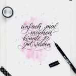 Moderne Newsletter Vorlagen Wunderbar Handlettering Brush Lettering Watercolor Moderne