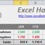 Monatliche Ausgaben Tabelle Vorlage Best Of Excel Haushaltsbuch [kostenloser Download]