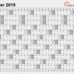 Monatskalender 2019 Vorlage Cool Kalender 2019