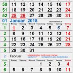 Monatskalender Vorlage 2018 Bewundernswert 3 Monatskalender 2018 Kostenlos Herunterladen Als Pdf