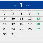 Monatskalender Vorlage 2018 Hübsch Kostenlose Kalendervorlagen 2018 Fice Lernen