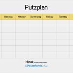 Monatsplan Vorlage Pdf Angenehm Putzplan Vorlage 8 Putzpläne Für Paare Wgs Singles