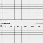Monatsplan Vorlage Pdf Einzigartig Stundenplan Vorlagen Excel Zum Download & Ausdrucken