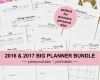 Monatsplan Vorlage Pdf Gut Kalendereinlagen Set Personal Size 2016 & 2017