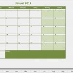 Monatstabelle Vorlage Erstaunlich Monatskalender 2017 Als Pdf Und Excelvorlage
