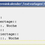 Monatstabelle Vorlage Neu Werner Perplies – Edv Anwendungsberatung Seararep