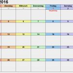 Monatsübersicht Excel Vorlage Angenehm Kalender Januar 2016 Als Excel Vorlagen