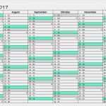 Monatsübersicht Excel Vorlage Genial Kalender 2017 Vorlagen Zum Ausdrucken Pdf Excel Jpg