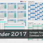 Monatsübersicht Excel Vorlage Genial Kalender 2017 Vorlagen Zum Ausdrucken Pdf Excel Jpg