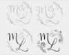 Monogramme Vorlagen Bewundernswert Diy Hochzeitslogo Erstellen