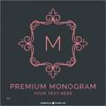 Monogramme Vorlagen Cool Premium Monogramm Vorlage