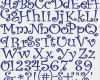 Monogramme Vorlagen Luxus Girly Alphabet Fonts