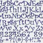Monogramme Vorlagen Luxus Girly Alphabet Fonts
