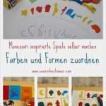Montessori Vorlagen Erstaunlich Montessori Inspirierte Spiele Selber Machen – Farben