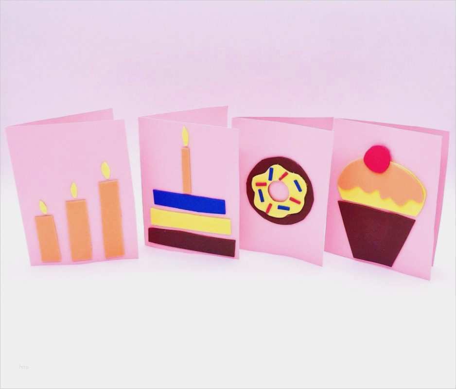 Moosgummi Vorlagen Bewundernswert Geburtstagskarte Basteln Aus Moosgummi