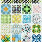 Mosaik Motive Vorlagen Schön Geometrische Muster Set Für Hintergründe Banner