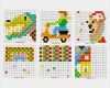 Mosaik Muster Vorlagen Für Kinder Beste Vorlagen Für Quadrat Mosaik Steckspiel Insgraf