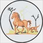 Mosaik Muster Vorlagen Für Kinder Wunderbar Mosaik Vorlagen Vorlage Pferd I Günstig Kaufen