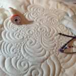 Motion Vorlagen Free Genial Feather Galaxy Free Motion Motif Quilted with Aurifil