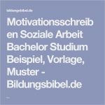 Motivationsschreiben Vorlage soziale Arbeit Erstaunlich Motivationsschreiben soziale Arbeit Bachelor Studium