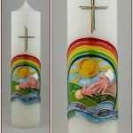 Motive Taufkerzen Vorlagen Cool Taufkerze Behütet In Gottes Hand Anlasskerze Kerze Von