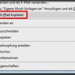 Ms Office Vorlagen Beste Microsoft Word Eigene Vorlagen Einbinden Und Erreichen