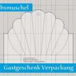 Muschel Einladungskarte Vorlage Gut Schnittvorlage Für Jakobsmuschel Als Tischdekoration