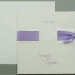 Muschel Einladungskarte Vorlage Wunderbar Einladungskarte Quadratisch Perlmutt Muschel Bandfarbe Wählbar