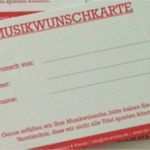 Musikwunschkarten Hochzeit Vorlage Bewundernswert Entertainment