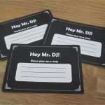Musikwunschkarten Vorlage Erstaunlich Gebraucht Musikwunsch Karten Hochzeit Dj Deko In 3374 Ybbs