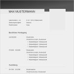 Muster Vorlage Lebenslauf Word Schön Cv Vorlage Tabellarischer Lebenslauf