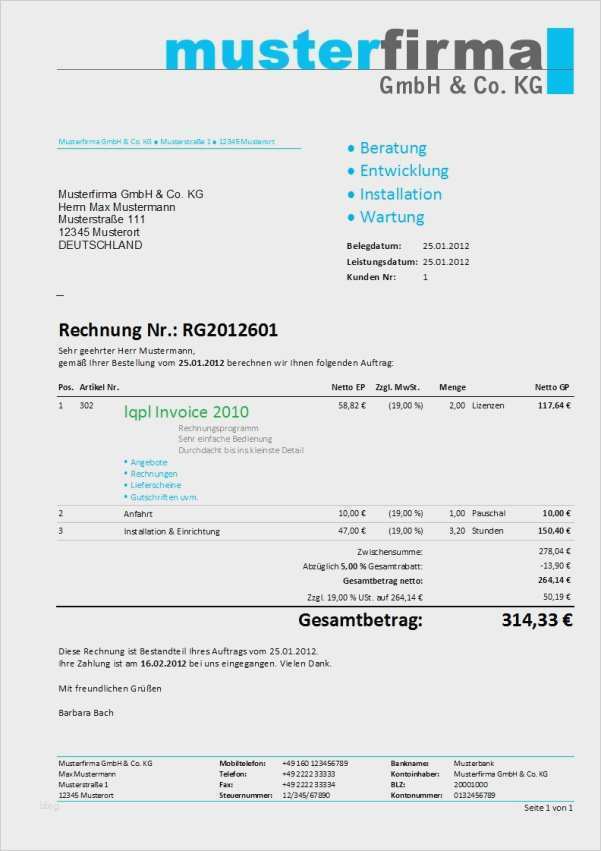Musterrechnung Kleinunternehmer Word Vorlage Erstaunlich Word Vorlage Rechnung Gut Vorlage Rechnung