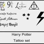 Mystery Shopping Fragebogen Vorlage Elegant Harry Potter Tattoo Set Avada Kedavra Deathly Hallows