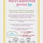 Nachhilfe Flyer Vorlage Süß Genial Babysitter Flyer Vorlage Deutsch