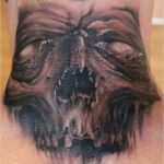 Nacken Tattoos Männer Vorlagen Erstaunlich Tattoo Der tod Im Nacken