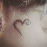 Nacken Tattoos Männer Vorlagen Genial Tattoovorlage Dotwork Herz Im Nacken