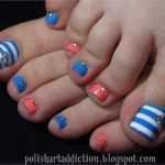 Nail Art Design Vorlagen Elegant Best 25 Blue Pedicure Ideas On Pinterest