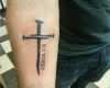 Nail Tattoos Vorlagen Erstaunlich My Nail Cross Tattoo with Joshua 1 9