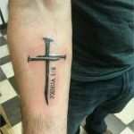 Nail Tattoos Vorlagen Erstaunlich My Nail Cross Tattoo with Joshua 1 9