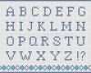 Namen Sticken Vorlagen Elegant Sticken Alphabet Vektorgrafik