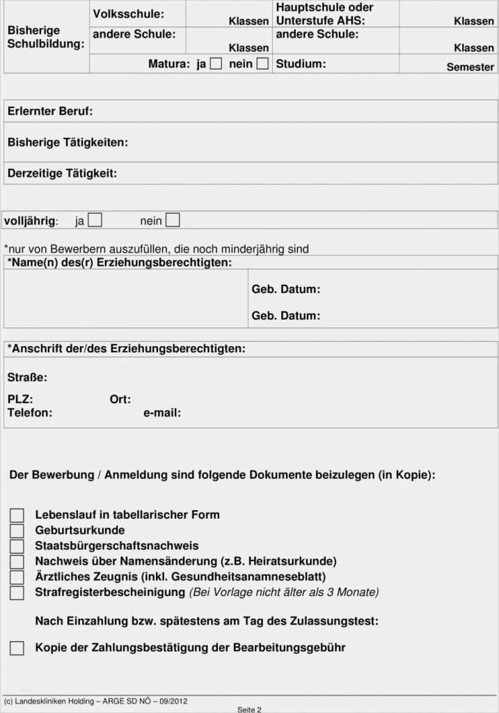 Namensänderung Vorlage Süß Bewerbung Anmeldung Für Das Schuljahr Bitte Gewünschtes