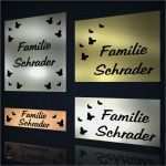 Namensschild Für Briefkasten Vorlage Erstaunlich Namensschild FÜr TÜr Klingel Briefkasten Edelstahl
