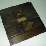 Namensschild Klingel Vorlage Erstaunlich Briefkasten Einwurf Schild Bronze Massiv Klingel Schelle